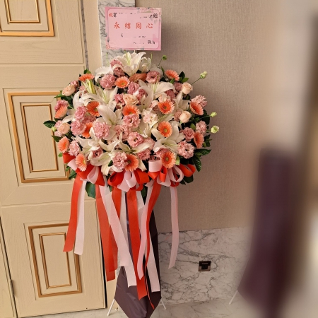 J050祝賀高架花籃開幕結婚會場廟會祝賀(1個)